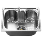 Cuba Para Cozinha Gourmet Pia Aço Inox Com Acessórios Nawa 50