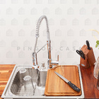 Cuba Para Cozinha Gourmet Pia Aço Inox Com Acessórios Nawa 50