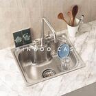 Cuba Para Cozinha Gourmet Pia Aço Inox Com Acessórios Tábua D