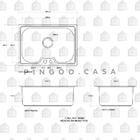 Cuba Para Cozinha Gourmet Pia Aço Inox Com Acessórios Tábua D