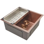 Cuba Para Cozinha Gourmet Pia Aço Inox Com Acessórios Terena