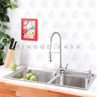 Cuba Para Cozinha Gourmet Pia Aço Inox Com Acessórios Ticunas