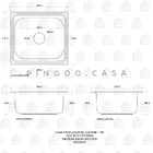 Cuba Para Cozinha Gourmet Pia Aço Inox Dessana Pingoo.casa