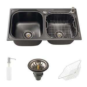 Foto de Cuba Para Cozinha Gourmet Pia Dupla Aço Inox Com Acessórios T