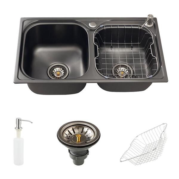 Cuba Para Cozinha Gourmet Pia Dupla Aço Inox Com Acessórios T