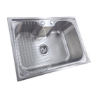 Cuba Para Cozinha Gourmet Pia Em Aço Inox Com Acessórios