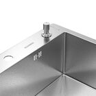 Cuba Para Cozinha Gourmet Quebec Quadrada 60cm Aço Inox 304 c