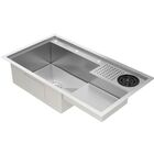 Cuba Para Cozinha Gourmet Veneza Aço Inox 304 Lava Copos Gold