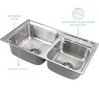 Cuba Para Cozinha Inox Com Acessórios Potiguara  E Torneira D