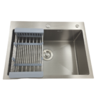 Cuba Para Cozinha Jordana Aço Inox Nano Silver 60x45