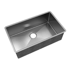 Cuba para Cozinha Linha Reta de Embutir 23x40x70cm Aço Inox 304 Escovado HandMade Mekal