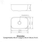 Cuba Para Cozinha N01 140mm Pol3.1/2 Forminox Aço Inox