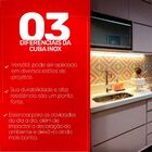Cuba Para Cozinha N02 140mm Pol3.1/2 Forminox Aço Inox