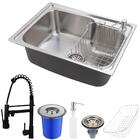 Cuba Para Cozinha Pia Com Acessórios E Lixeira Matis E Tornei