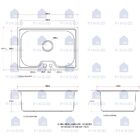 Cuba Para Cozinha Pia Com Acessórios Inox Carajás Tábua De Co