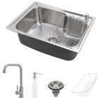 Cuba Para Cozinha Pia Com Acessórios Matis E Torneira Gourmet