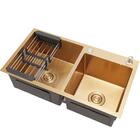 Cuba Para Cozinha Pia Dupla Aço Inox 304 Awá 78x43 Cm Pingoo.