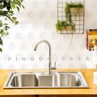 Cuba Para Cozinha Pia Inox Com Acessórios Tábua E Lixeira Car