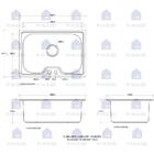 Cuba Para Cozinha Pia Inox Com Acessórios Torneira Gourmet Mo