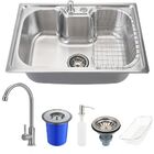 Cuba Para Cozinha Pia Inox Com Lixeira E Acessórios Carajás