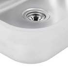 Cuba para Cozinha Simples de Embutir 15x34x56cm Aço Inox 304 Polido Delinia