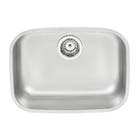Cuba para Cozinha Simples de Embutir 48x18,4cm Aço Inox 304 Fosco Prime Tramontina