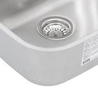 Cuba para Cozinha Simples de Embutir 48x18,4cm Aço Inox 304 Fosco Prime Tramontina