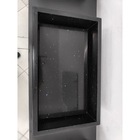 Cuba Para Lavatorio Sobrepor Em Quartzo Preto Stellar