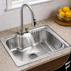 Cuba Para Pia Cozinha Gourmet Aço Inox 60x42cm Com Torneira C