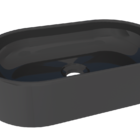 Cuba Para Pia De Apoio Em Mármore Sintético Nimbus Imperial -