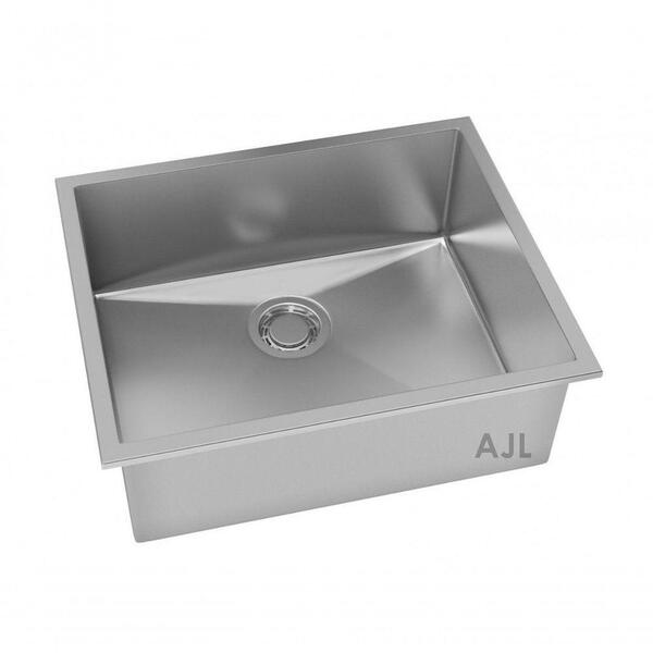 Cuba Pia Aço Inox Gourmet Ajb Cozinha Com Valvula 40cm