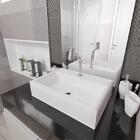 Cuba Pia Banheiro Suprema Com Torneira Dl05 E Valvula Abs