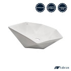 Cuba Pia Ceramica Porcelana Banheiro Lavabo De Apoio Diamante