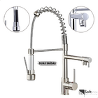 Cuba Pia Cozinha Dupla Escovada Inox E Torneira Monocomando