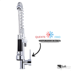 Cuba Pia Cozinha Dupla Escovada Inox E Torneira Monocomando C