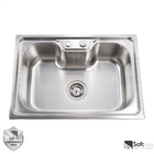 Cuba Pia Cozinha Gourmet Aço Inox 60x40 C/ Torneira Slim Mono