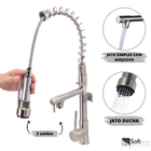 Cuba Pia Cozinha Gourmet Aço Inox 60x40 Com Torneira Monocoma