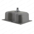 Cuba Pia Cozinha Gourmet Inox Acetinado 60x42cm Guimmis.casa