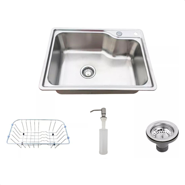 Cuba Pia Cozinha Gourmet Luxo Com Acessórios Inox 304 Tubrax