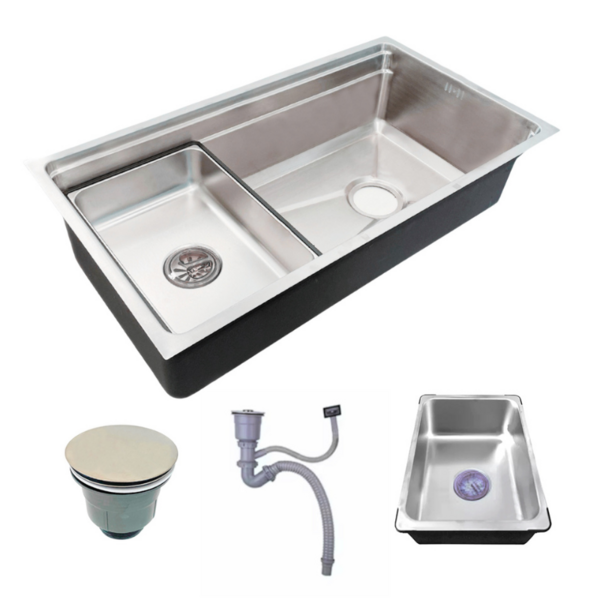 Cuba Pia Cozinha Gourmet Premium 78x43 Inox 304 Escovado Brin