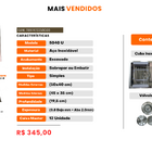 Cuba Pia Cozinha Gourmet Quadrada Inox Escovado 50x40cm - 504