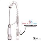 Cuba Pia Cozinha Quadrada Escovada Aço Inox 304 E Torneira Mo