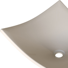 Cuba Pia De Apoio Bege Folha 43x36 Turquesa Para Banheiro Lav