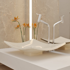 Cuba Pia De Apoio Bege Folha 43x36 Turquesa Para Banheiro Lav