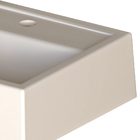 Cuba Pia De Apoio Bege Quadrada 33x30 Turmalina Para Banheiro