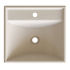 Cuba Pia De Apoio Bege Quadrada 40x37 Berilo Para Banheiro La