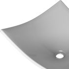 Cuba Pia De Apoio Branca Folha 43x36 Turquesa Para Banheiro L