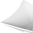 Cuba Pia De Apoio Branca Quadrada 34x34 Opala Para Banheiro L