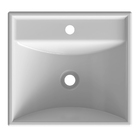 Cuba Pia De Apoio Branca Quadrada 40x37 Berilo Para Banheiro