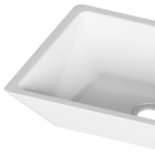 Cuba Pia De Apoio Branca Retangular 44x35 Citrino Para Banhei